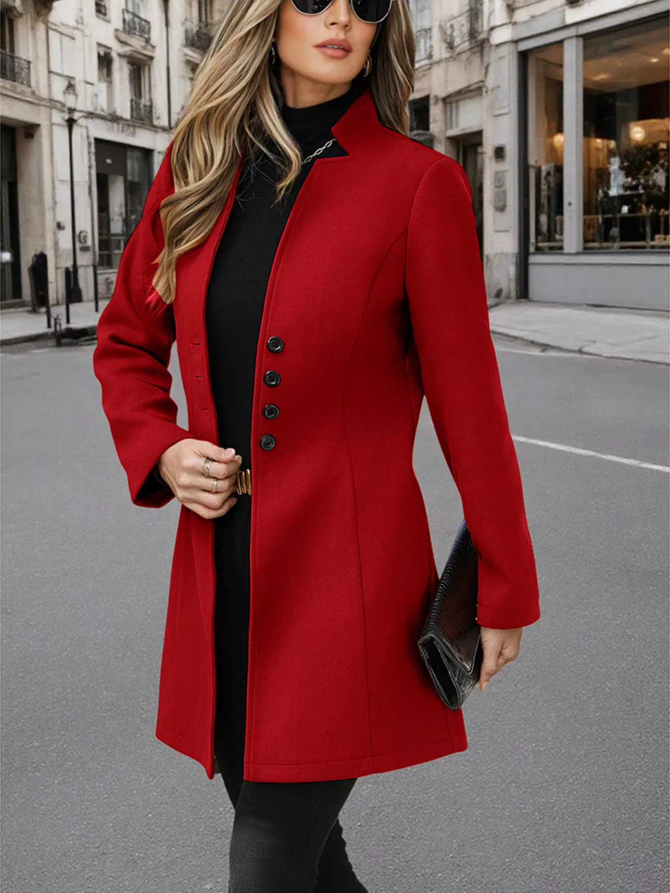 Classic Button-Up Longline Coat - ZKZOOK