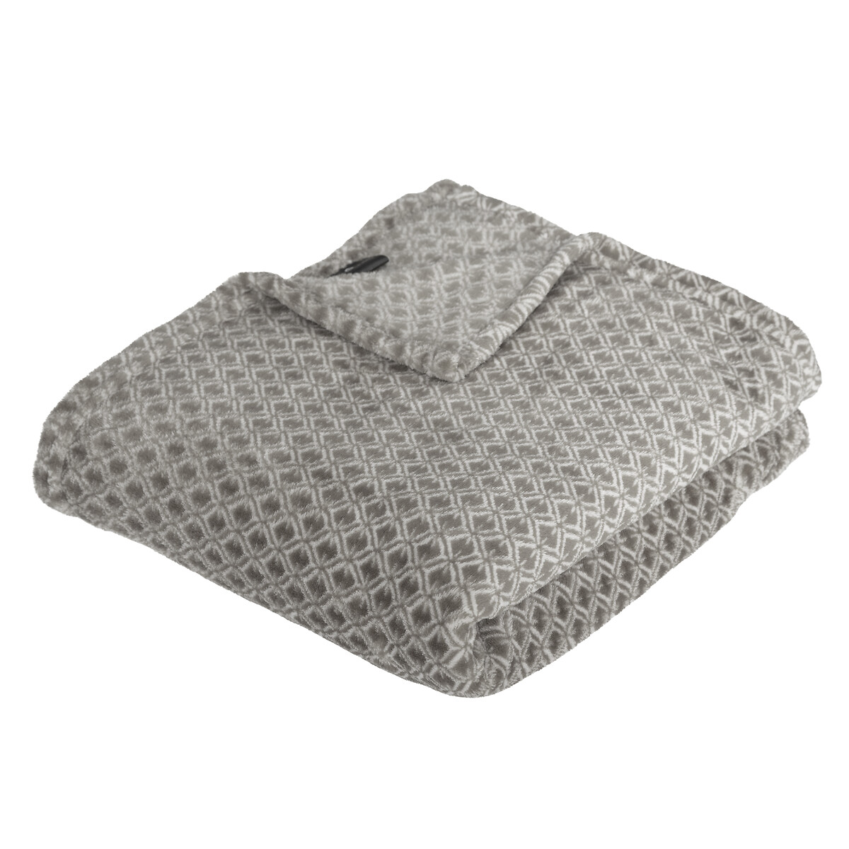 Flannel plaid "Otto" Slate grey, 125x150 cm