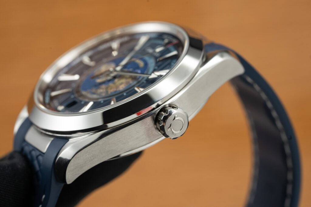 Omega Best Replica Watch Seamaster Aqua Terra Blue Dial Rubber Strap 43mm - Top club