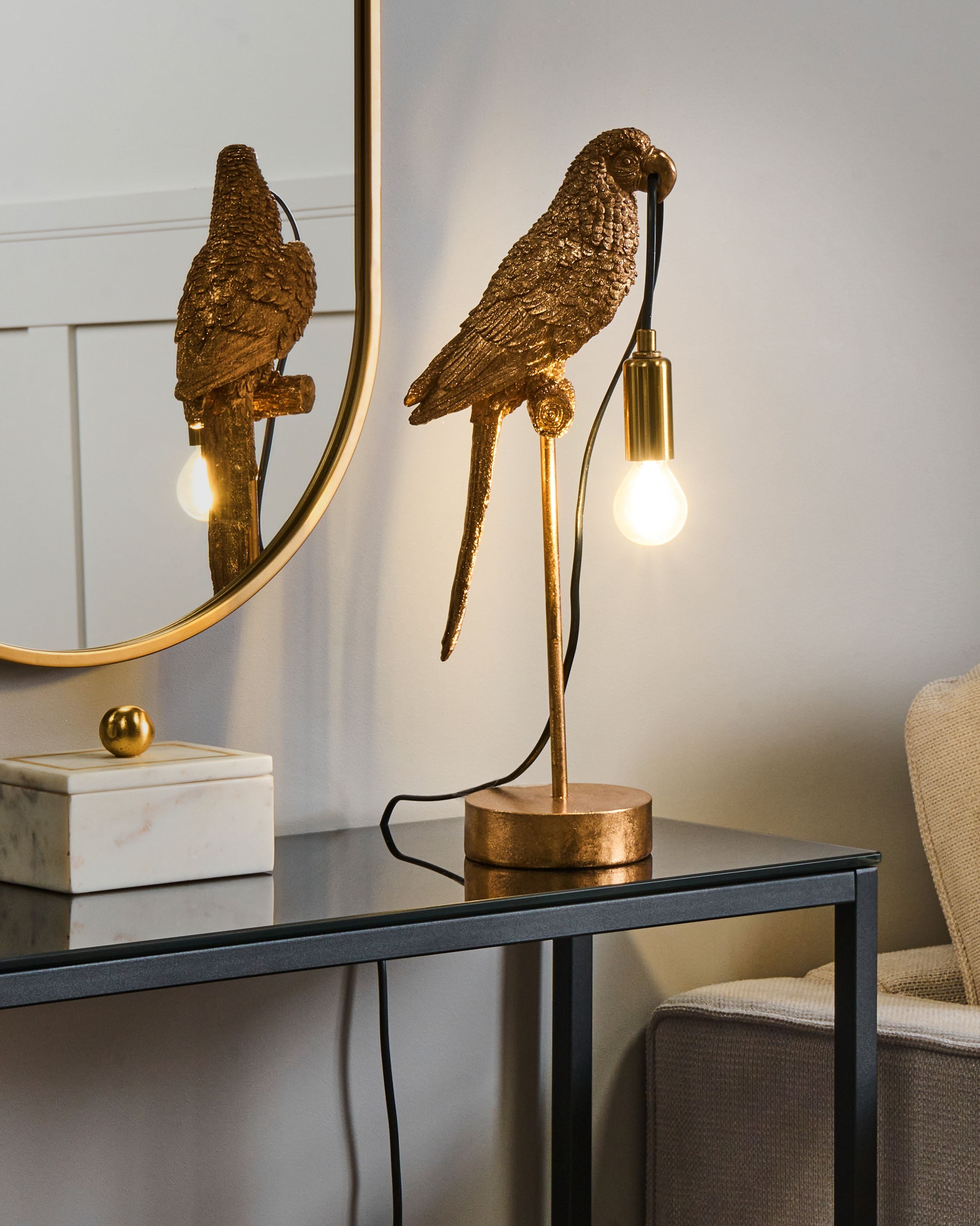 Table Lamp Parrot SINATRA Gold