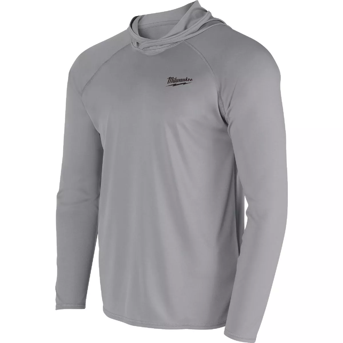 Milwaukee Workskin 2XL Gray Hooded Men's Sun Shirt