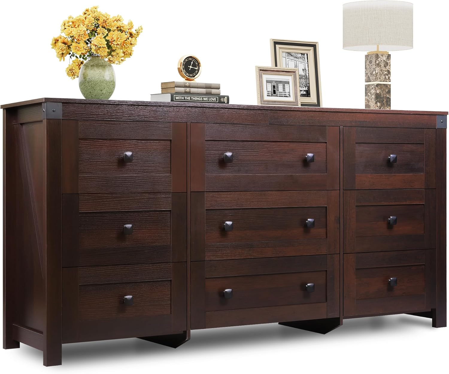 WLIVE Farmhouse Dresser for Bedroom, 63