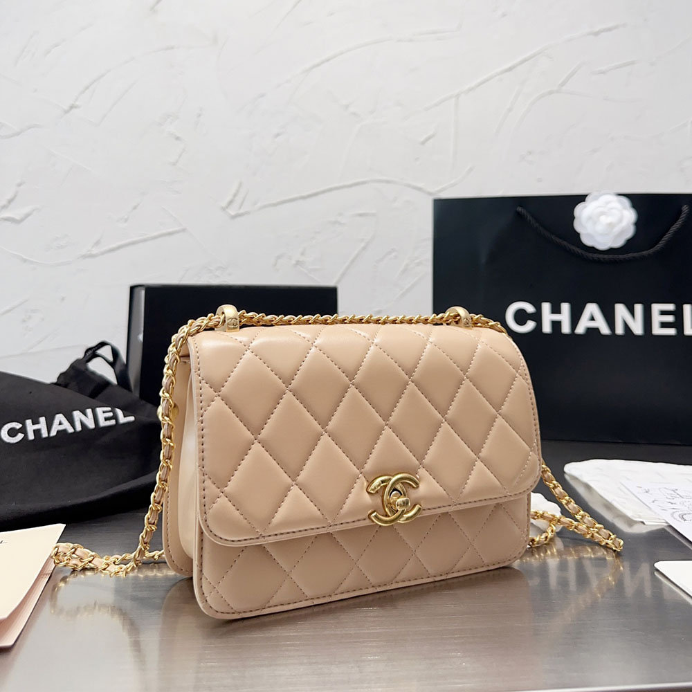 Chanel WOC Bag Double Golden Beads (Replica)1:1High-quality replica