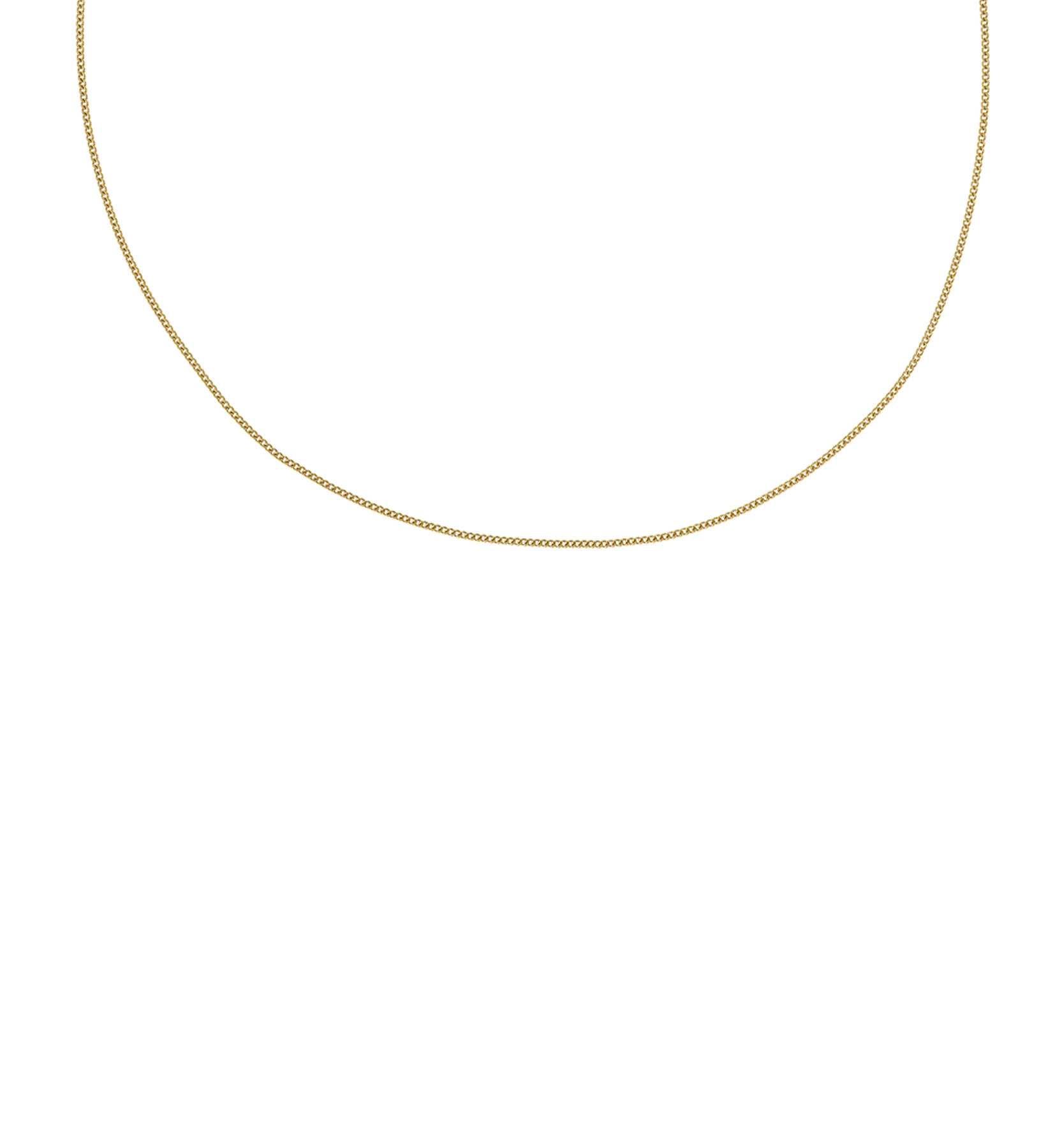 Gourmet Plain Necklace 14K