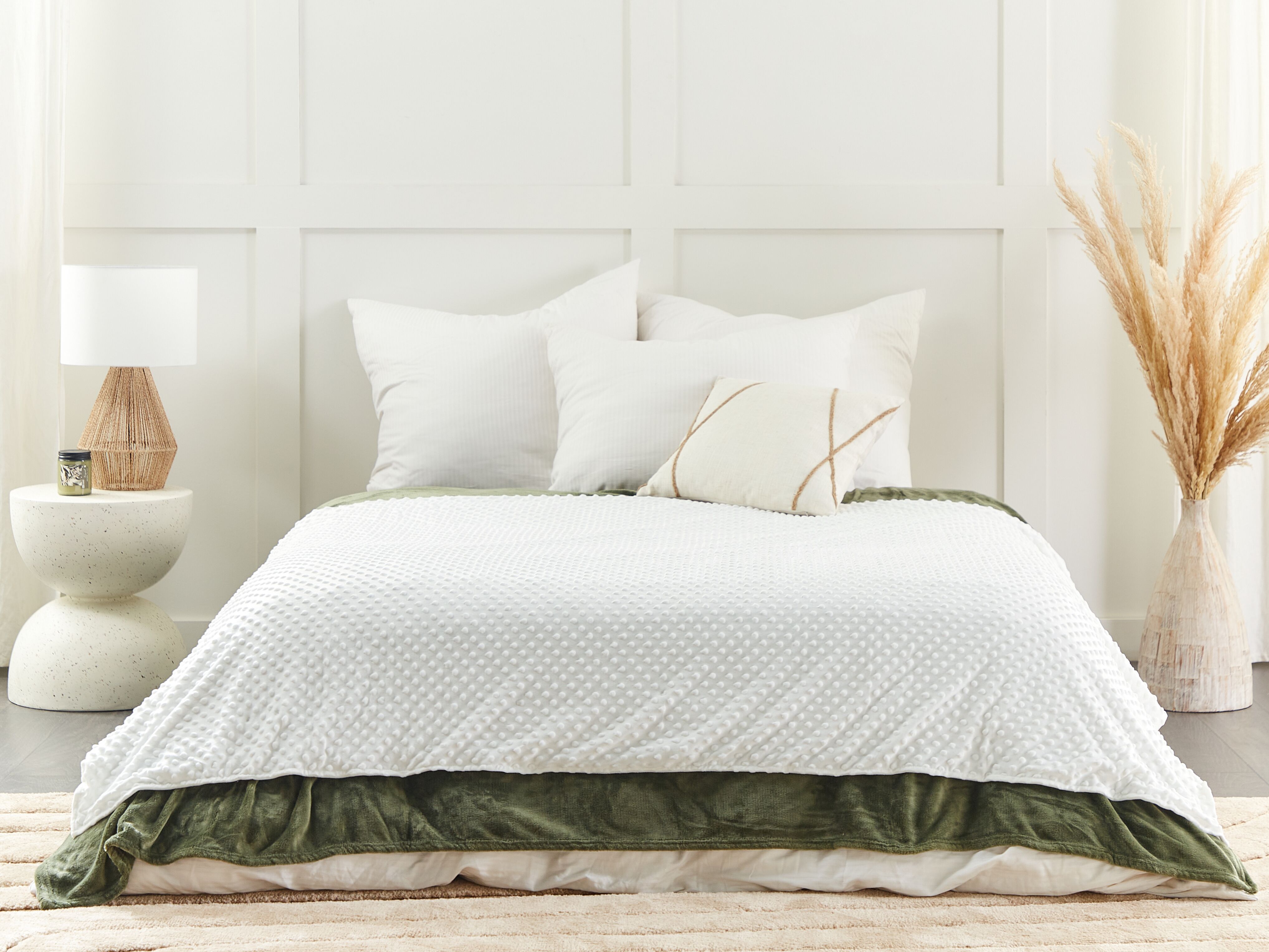 Weighted Blanket Cover 1000 CALLISTO 135 x 200 cm White