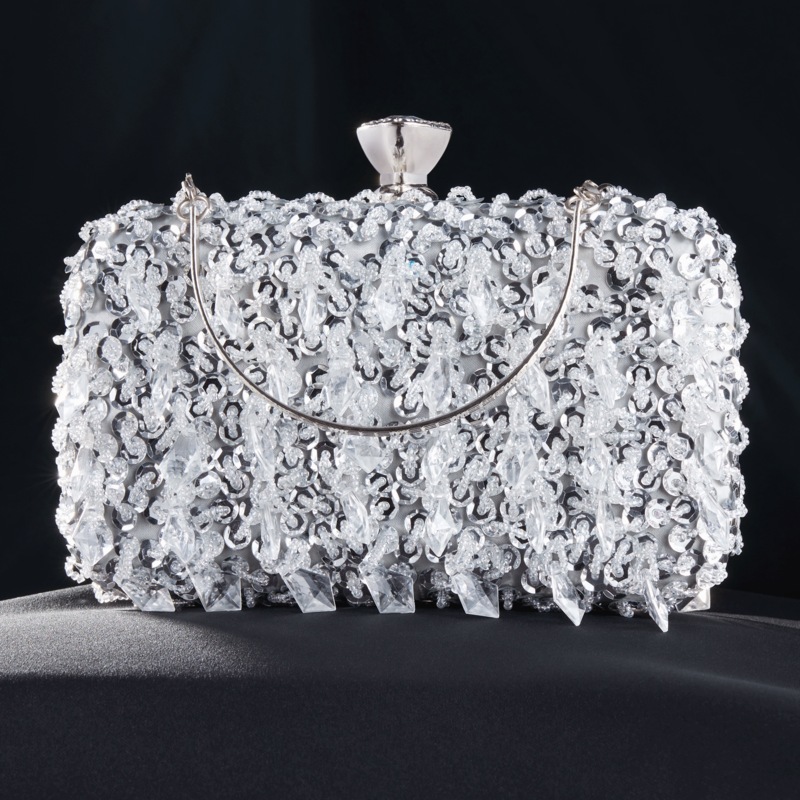 Bead and Sequin Clutch - MIDNIGHT VELVET CATALOG