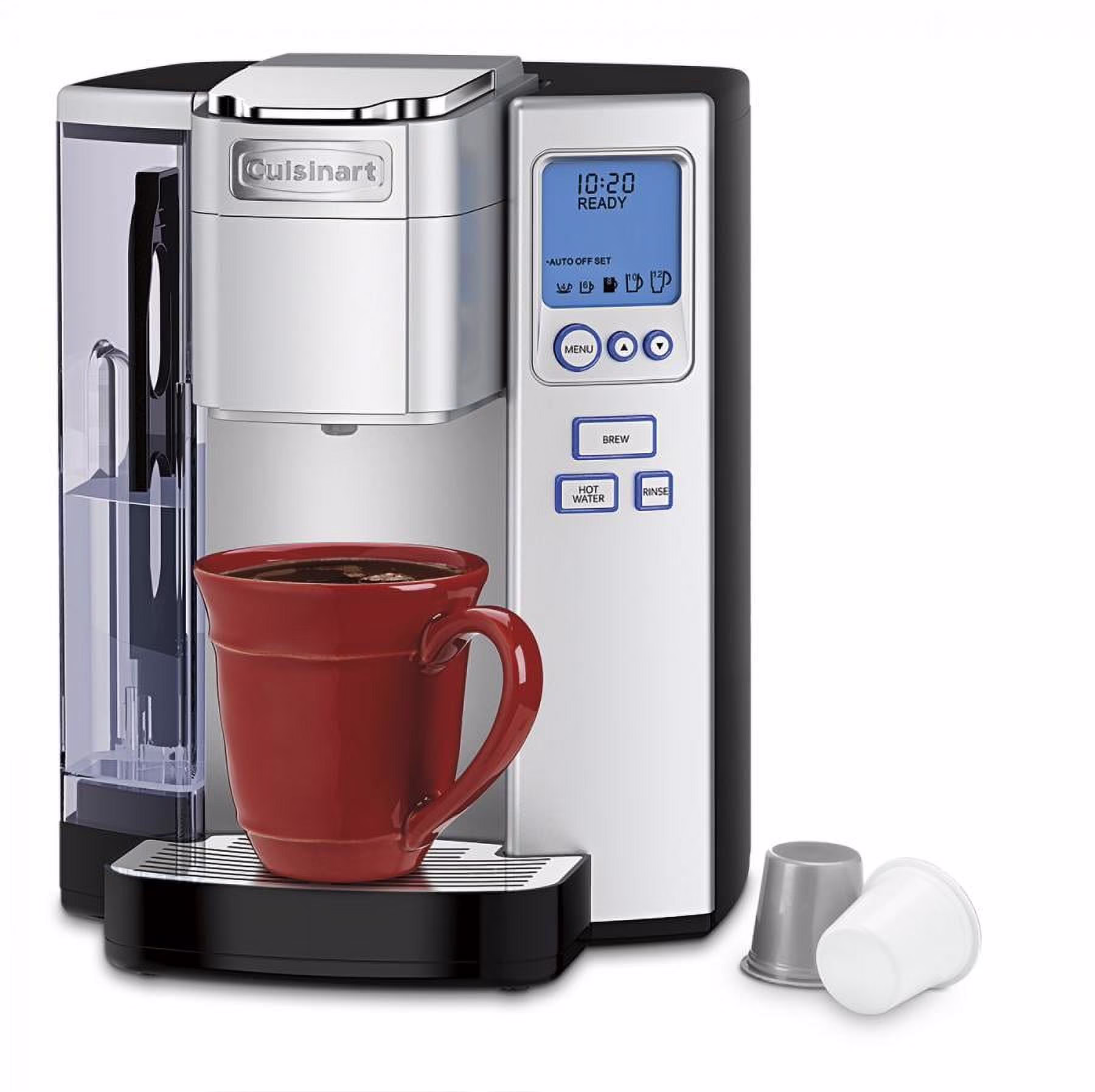 Cuisinart Premium Single Serve  Brewer + Hot Water Coffee-Maker Combo
