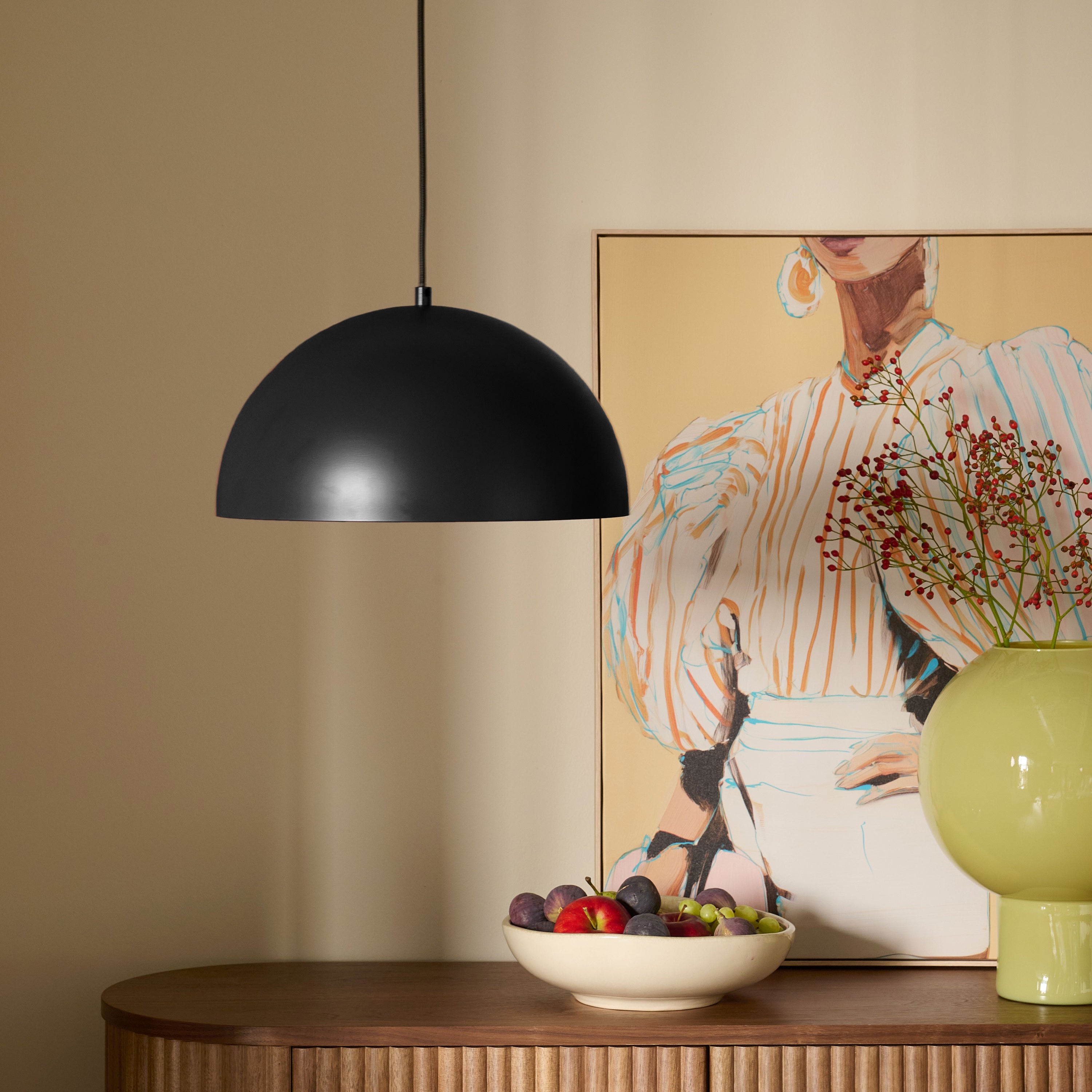Blokker Bloop Hanglamp Ø 35 cm - Zwart