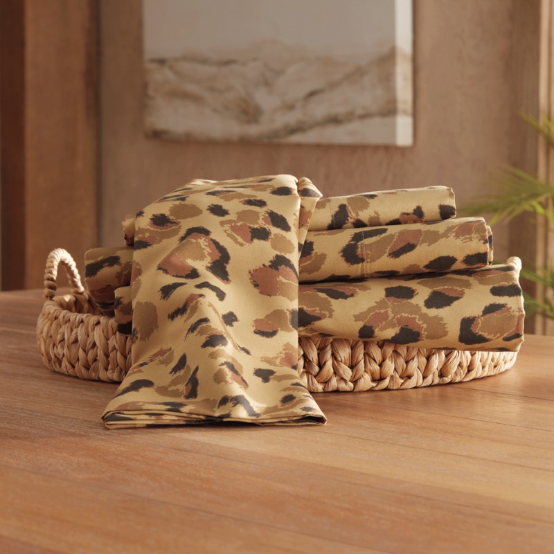 Bed Tite Animal Print Sheet Set - MIDNIGHT VELVET CATALOG