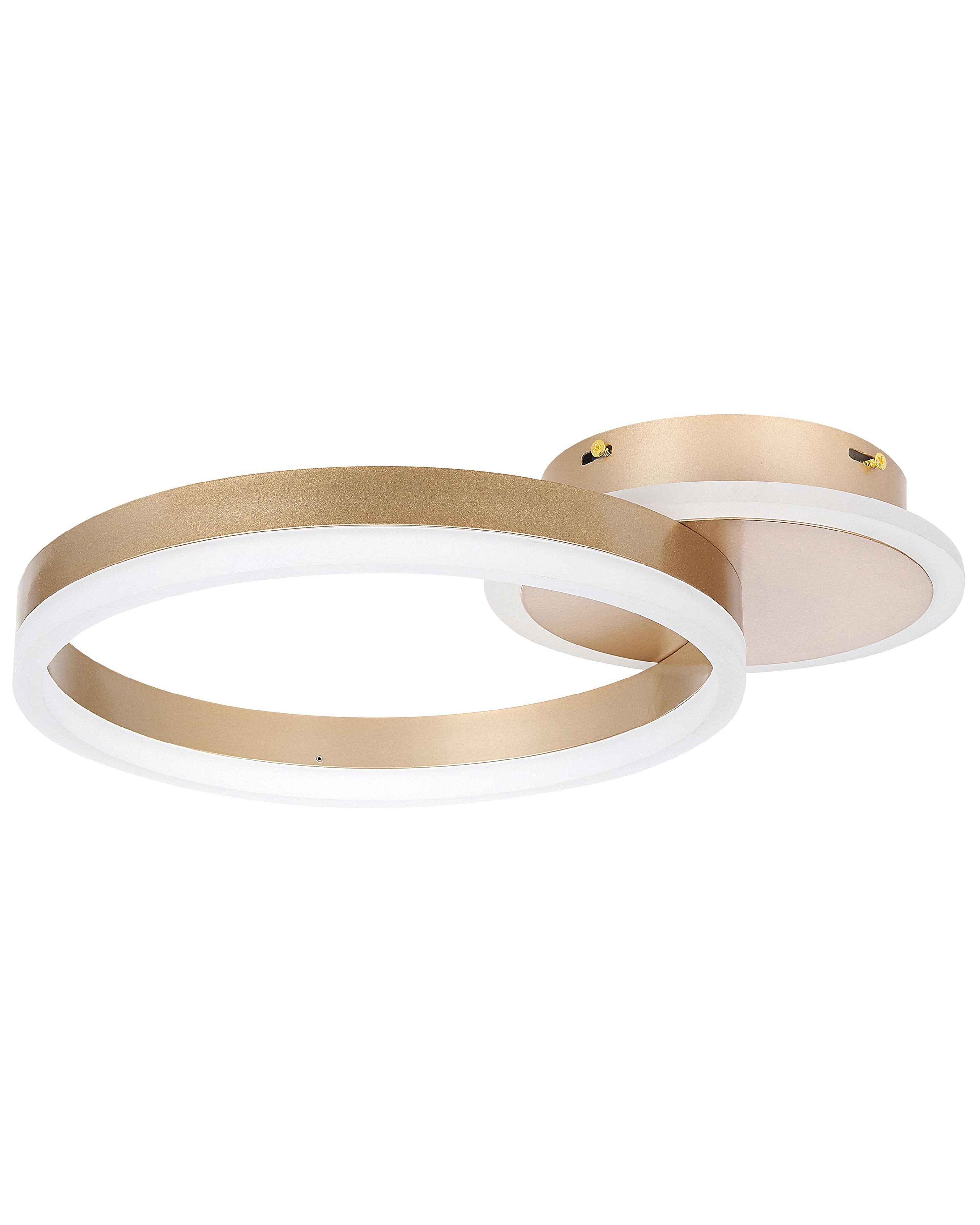 LED Ceiling Lamp GLYDE Metal Gold