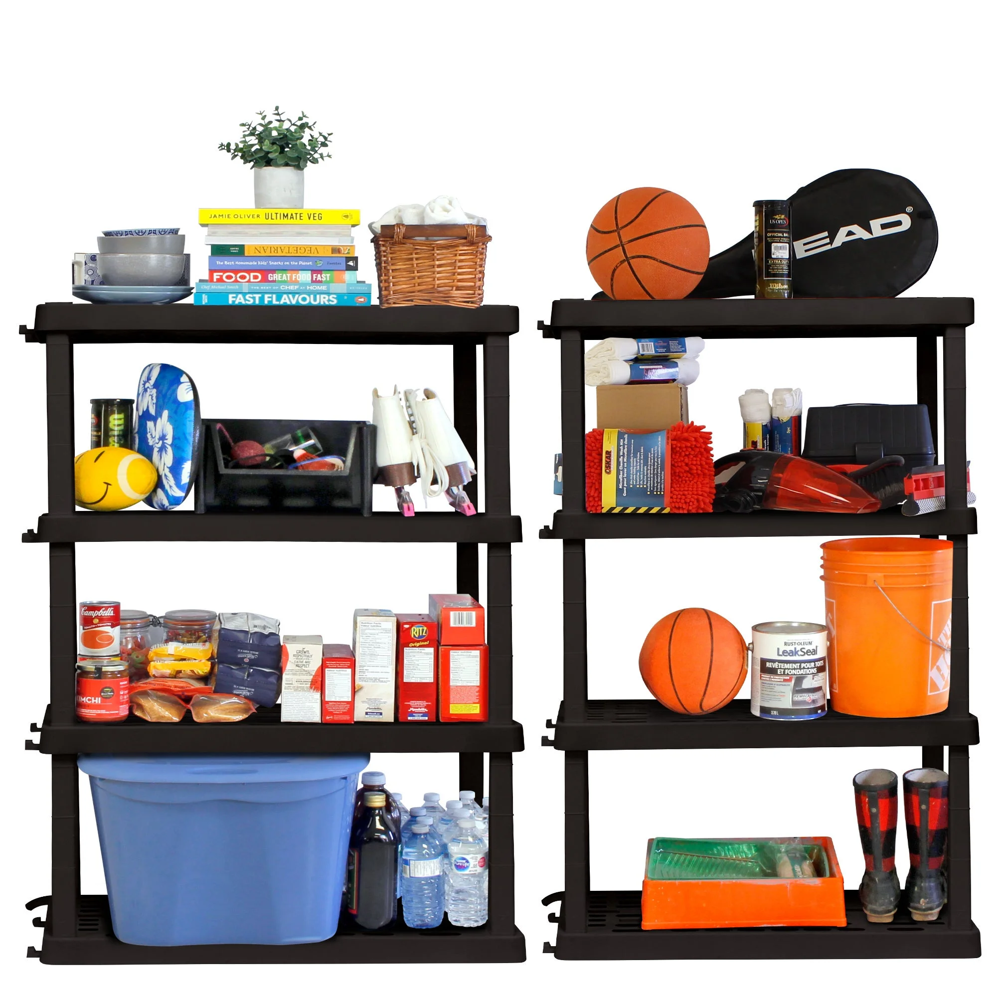 Hyper Tough Garage Shelving Unit Heavy Duty 4-Tier 56