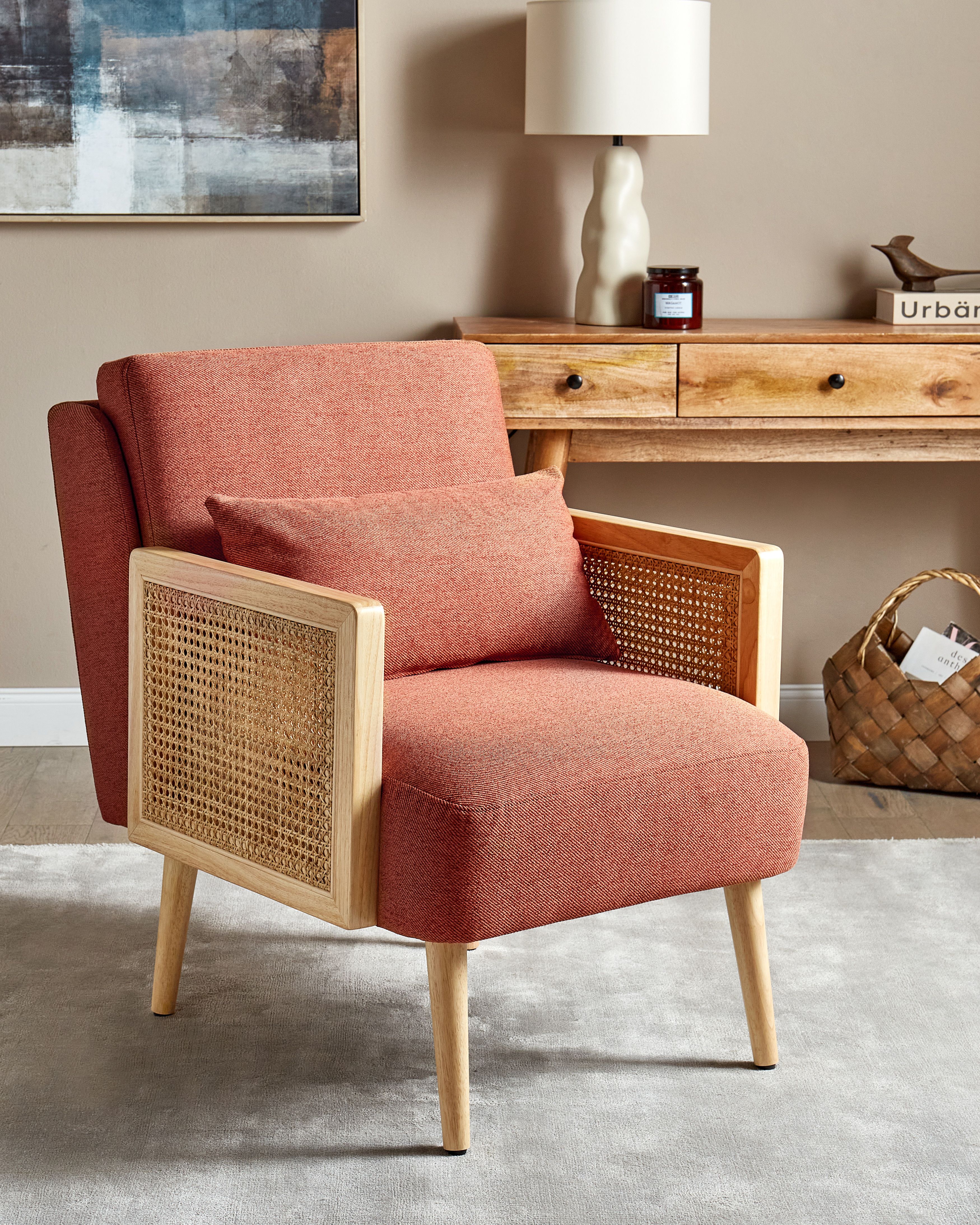 Armchair ORUM Fabric Orange