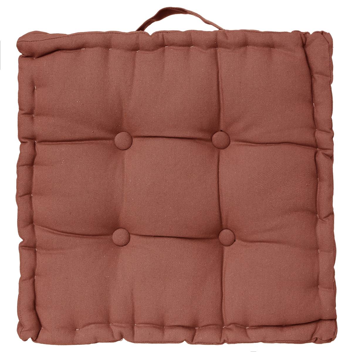 Floor cushion Terracotta pink, 40x40 cm