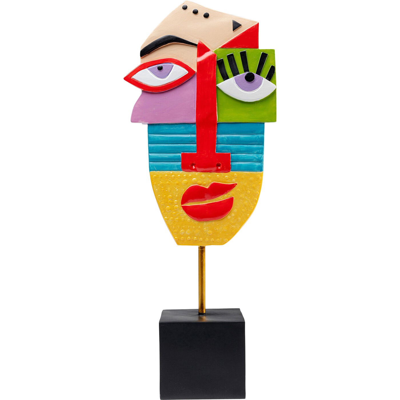 Woonaccessoires Abstract Gezicht Veelkleurig Kare Design