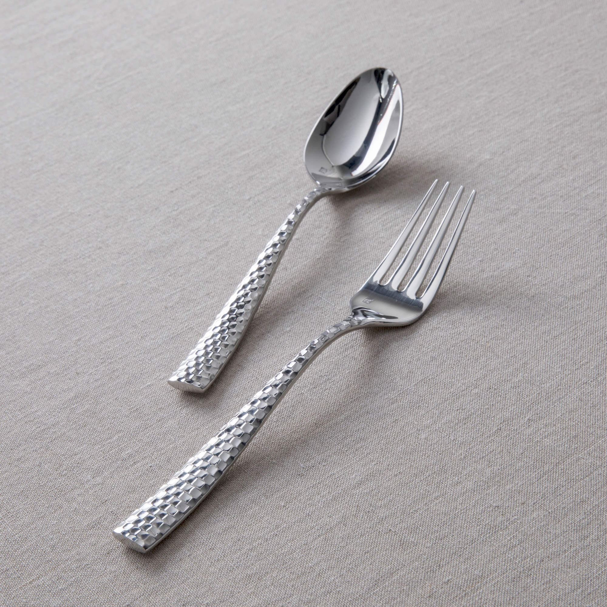 Fortessa Lucca Faceted 20-piece Flatware Set - Image 5