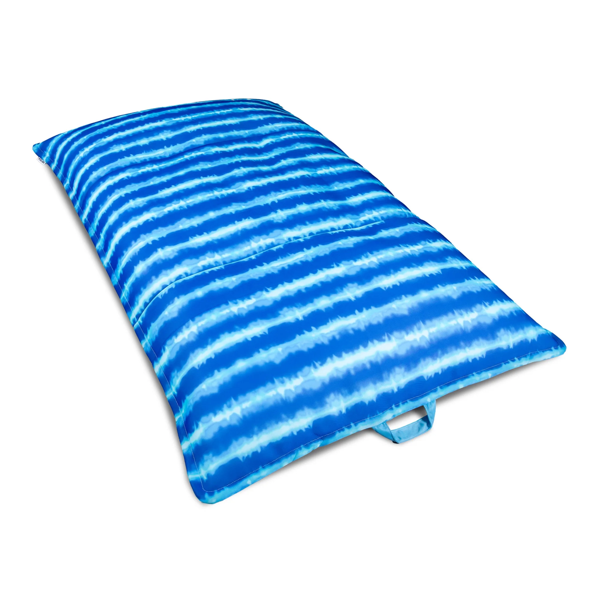 Big Joe Lagoon Lounger No Inflation Needed Pool Float, Americana Nautical Stripe Double Sided Mesh, Quick Draining Fabric, 5 feet Giant - Image 26
