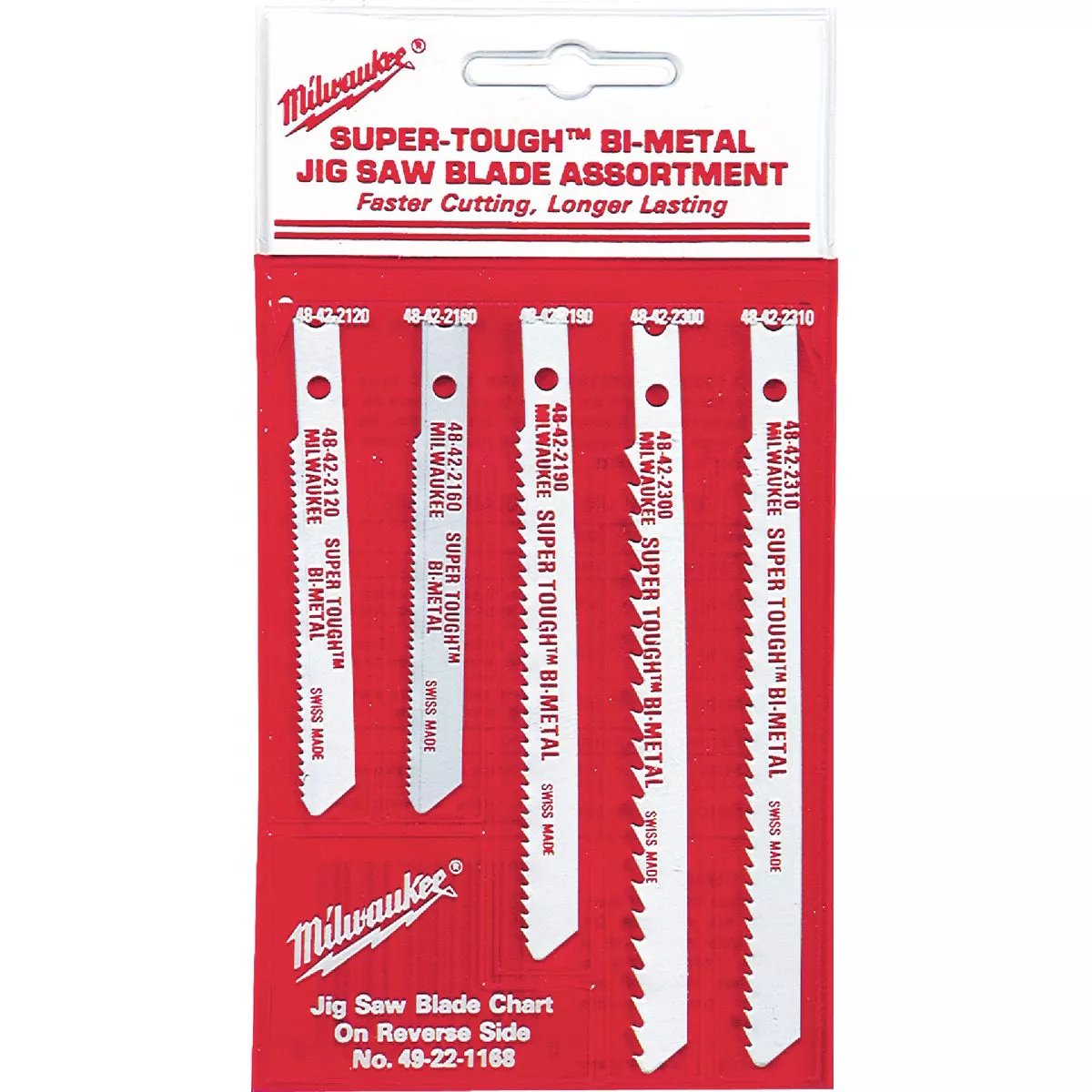 Milwaukee 5-Piece U-Shank Jig Saw Blade Set