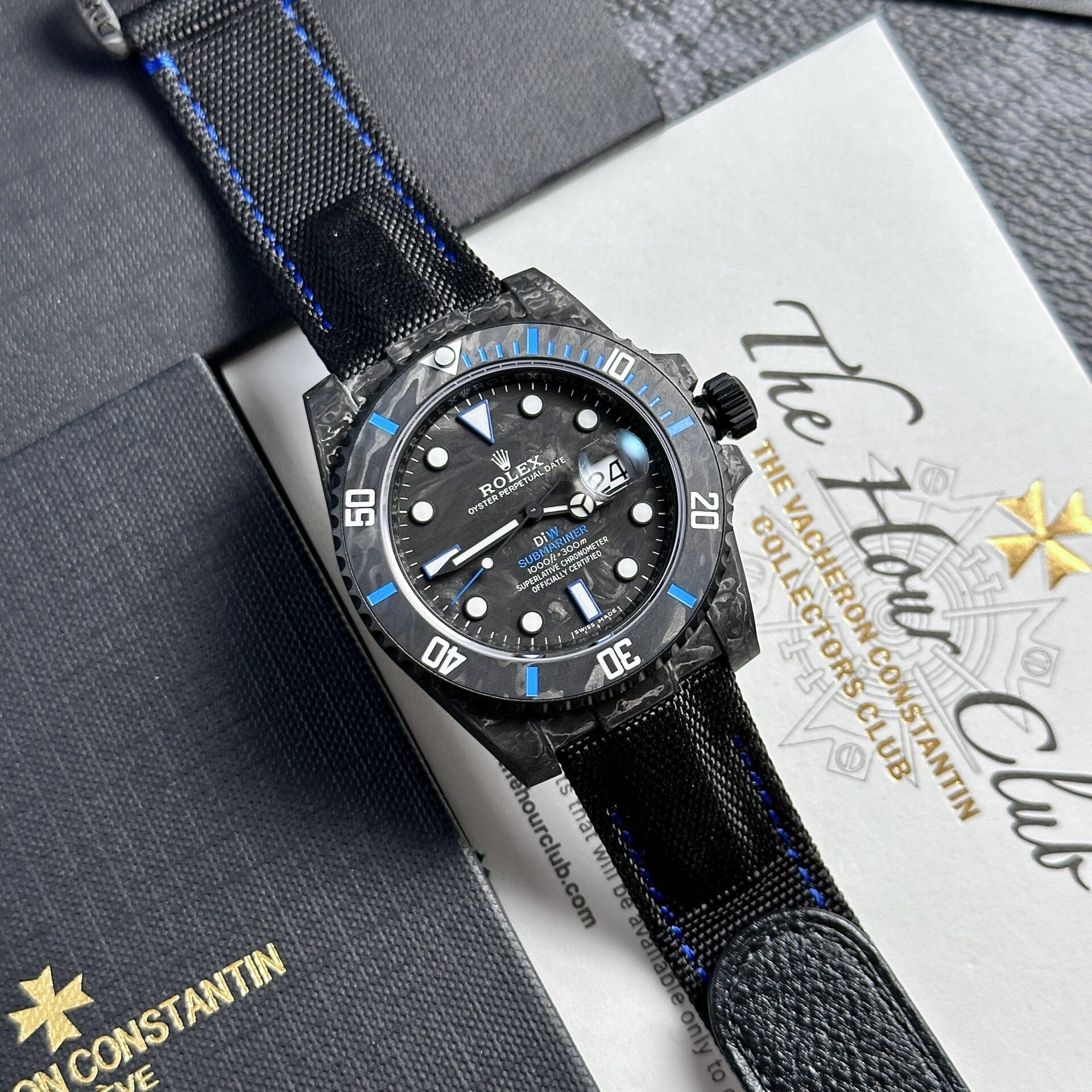 Rolex Best Replica Watch Submariner Diw Carbon Black 40mm - Elite Watch Atelier