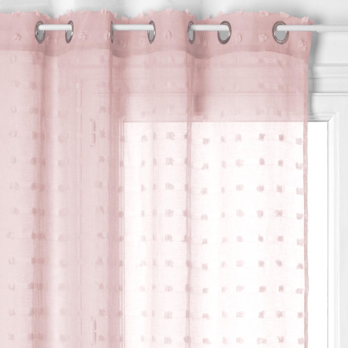 Sheer Curtain "Lily" Light pink, 140x240 cm