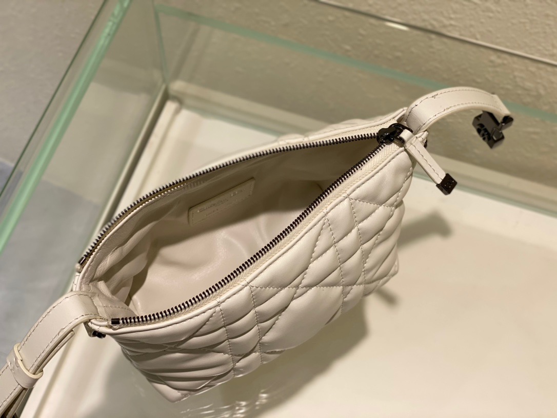 Christian Dior Small DiorTravel Nomad Pouch White, For Women, Women’s Handbags 6in/15cm CD S5553BMIG_M0301:1High-quality replica