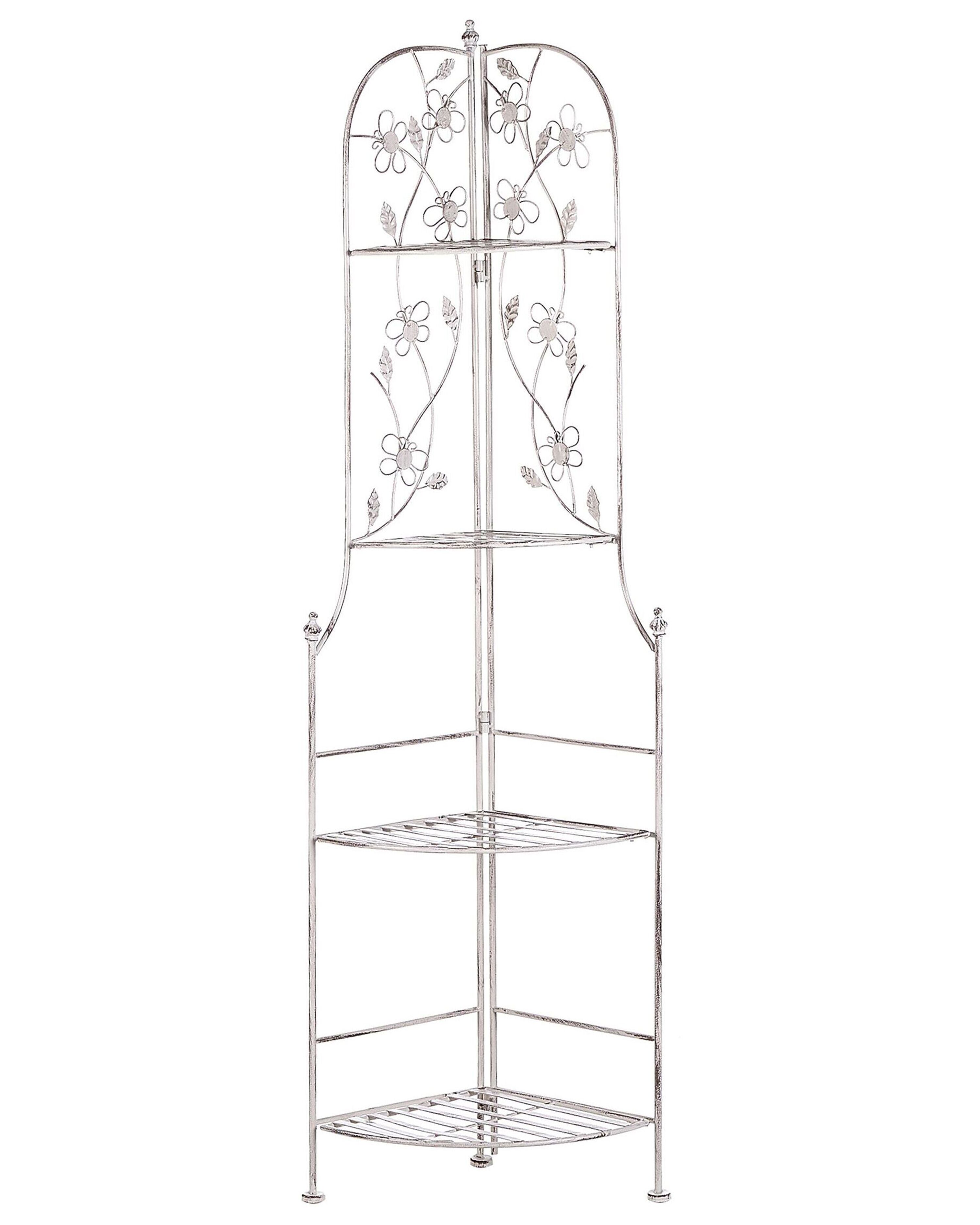 Corner Shelving Unit BIELLA Metal 35 cm 35 cm White
