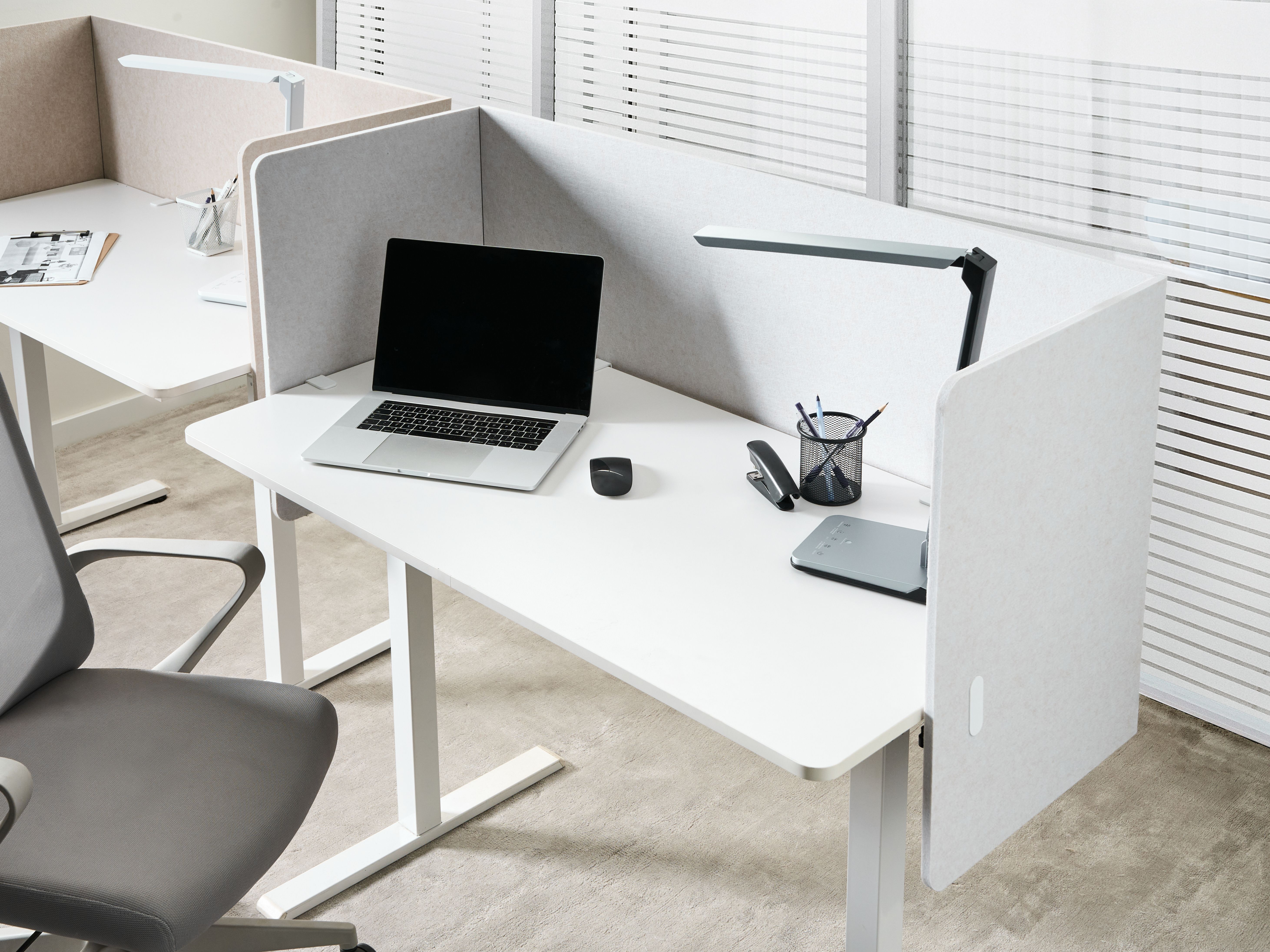 Desk Screen SOLOA Off-White
