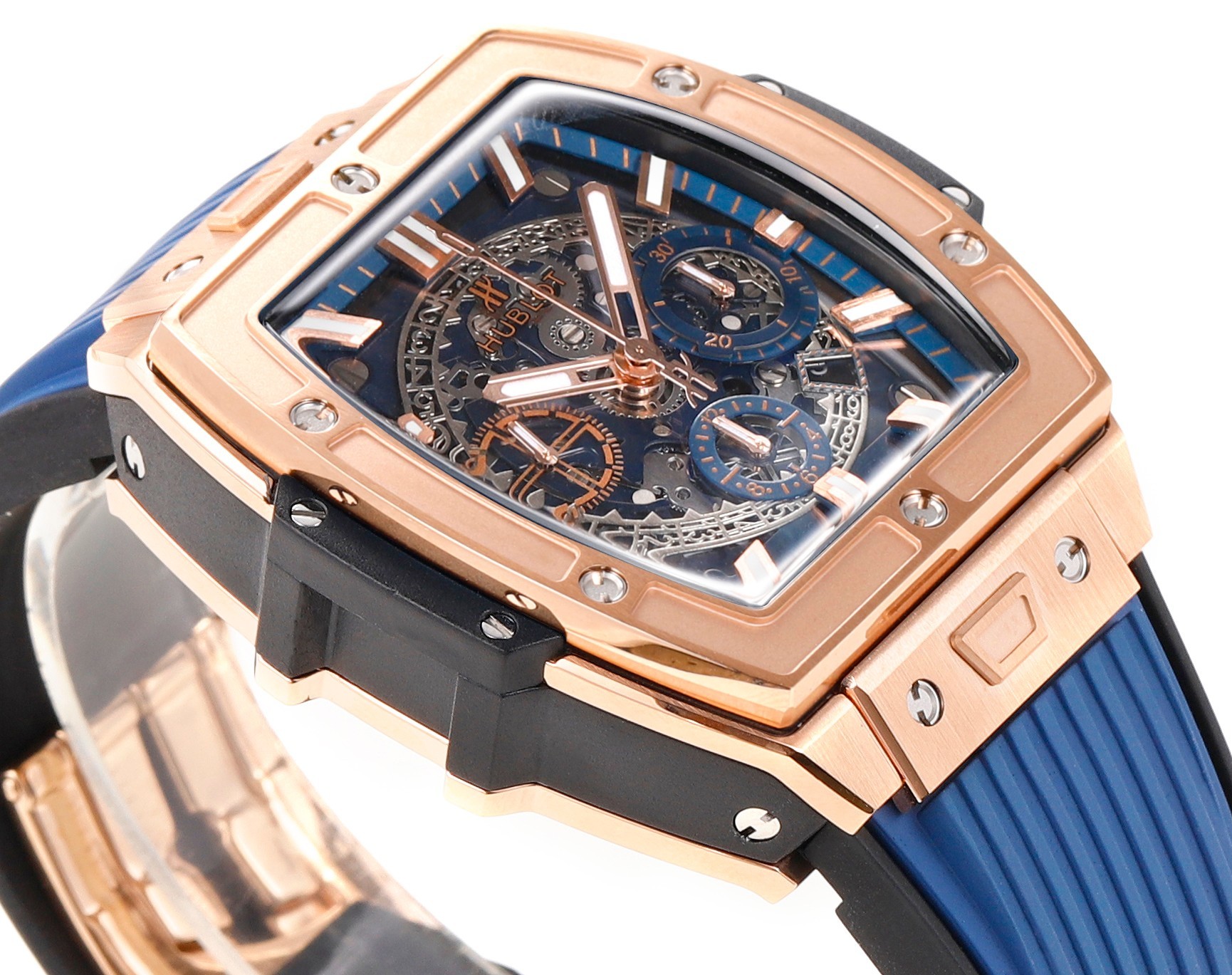 Hublot Spirit of Big Bang Textured Rubber Strap(1:1 replica) - Top club