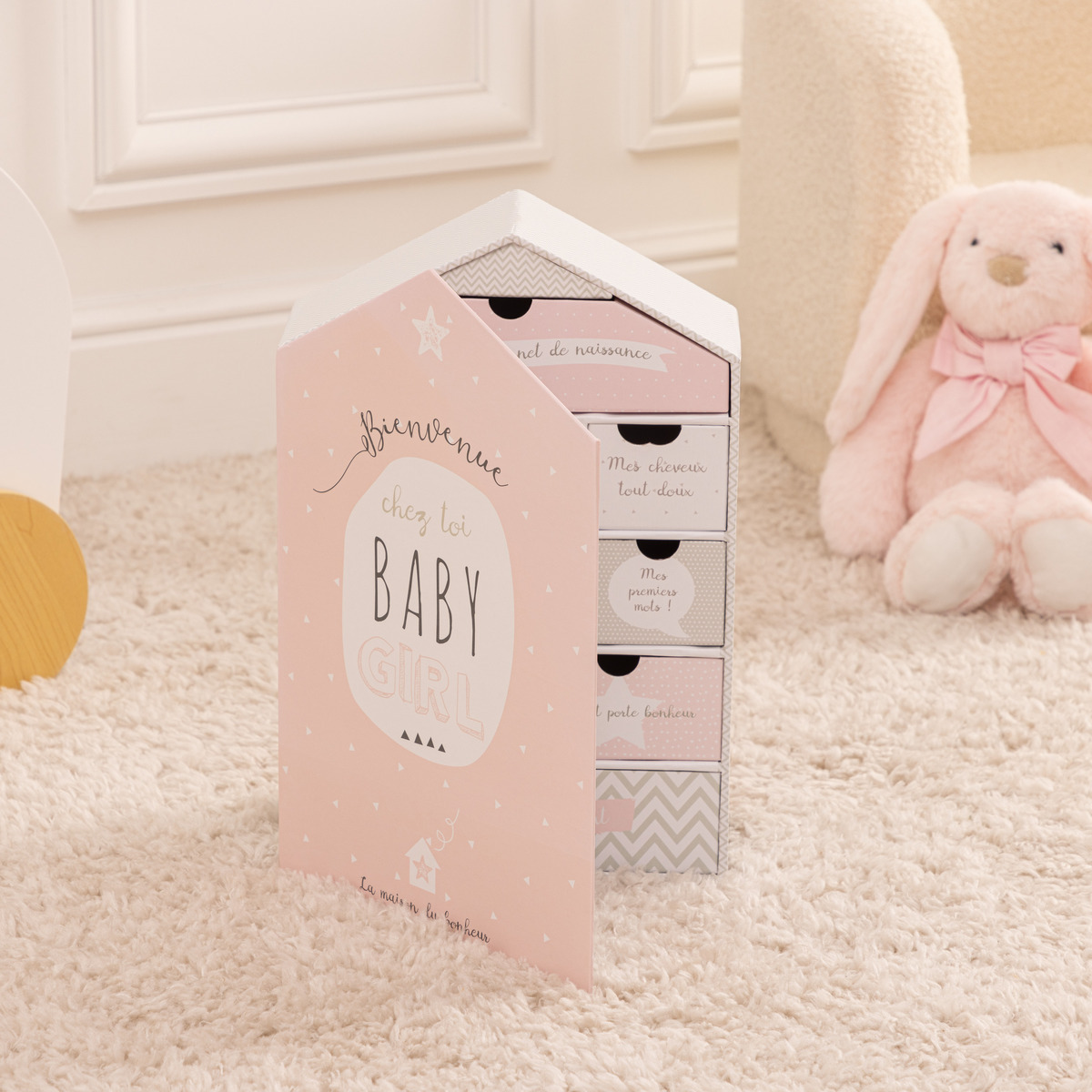 Birth gift set "House" 21x31 cm