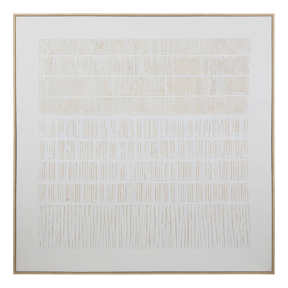 3D Canvas "Morens" White, 100x100 cm