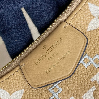 Louis Vuitton Monogram Empreinte Easy Pouch On Strap Arizona Beige1:1High-quality replica