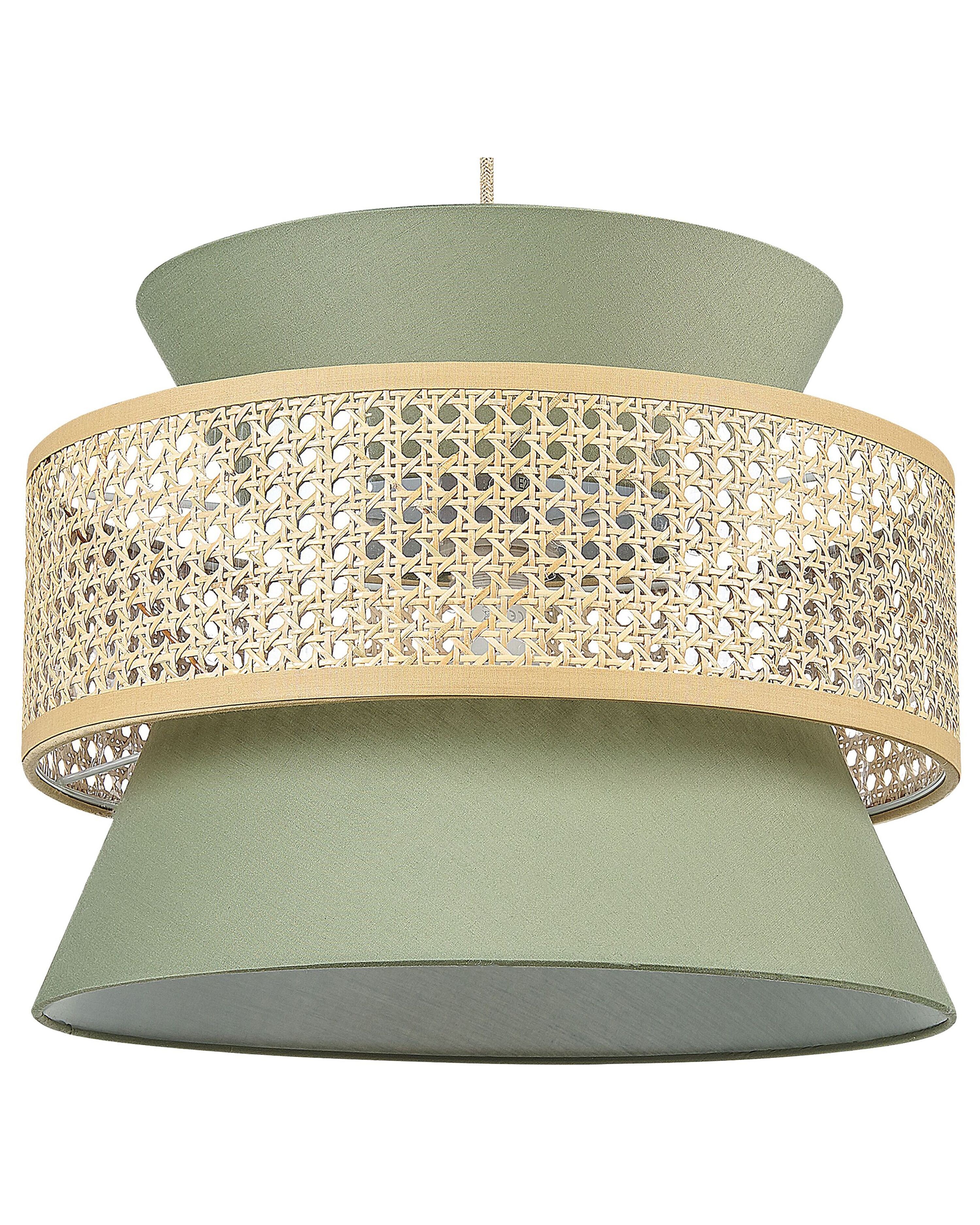 Pendant Lamp LUYANO Rattan Light Green