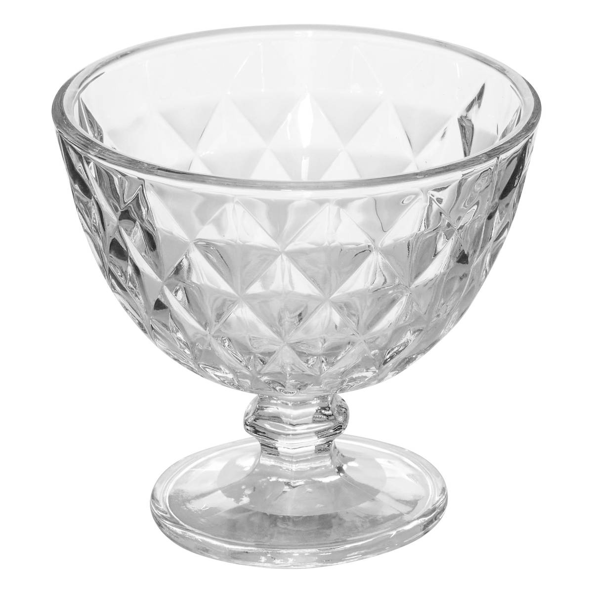 Ice cream bowl "Lea" Glass, 300 ml, Transparent