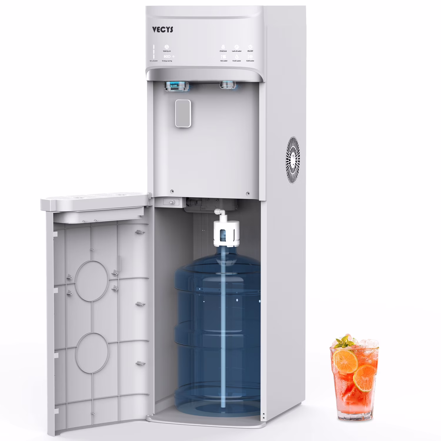 VECYS 5 gal Water Dispenser with Ice Maker, Self-clean & Child Lock - Image 3