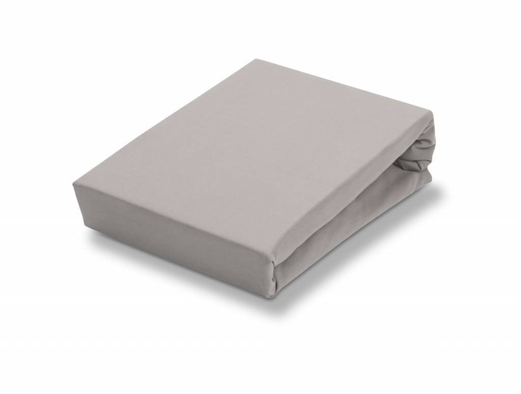 Jersey Supreme Hoeslaken Cool Grey   180-200 x 200-220 cm   Grijs