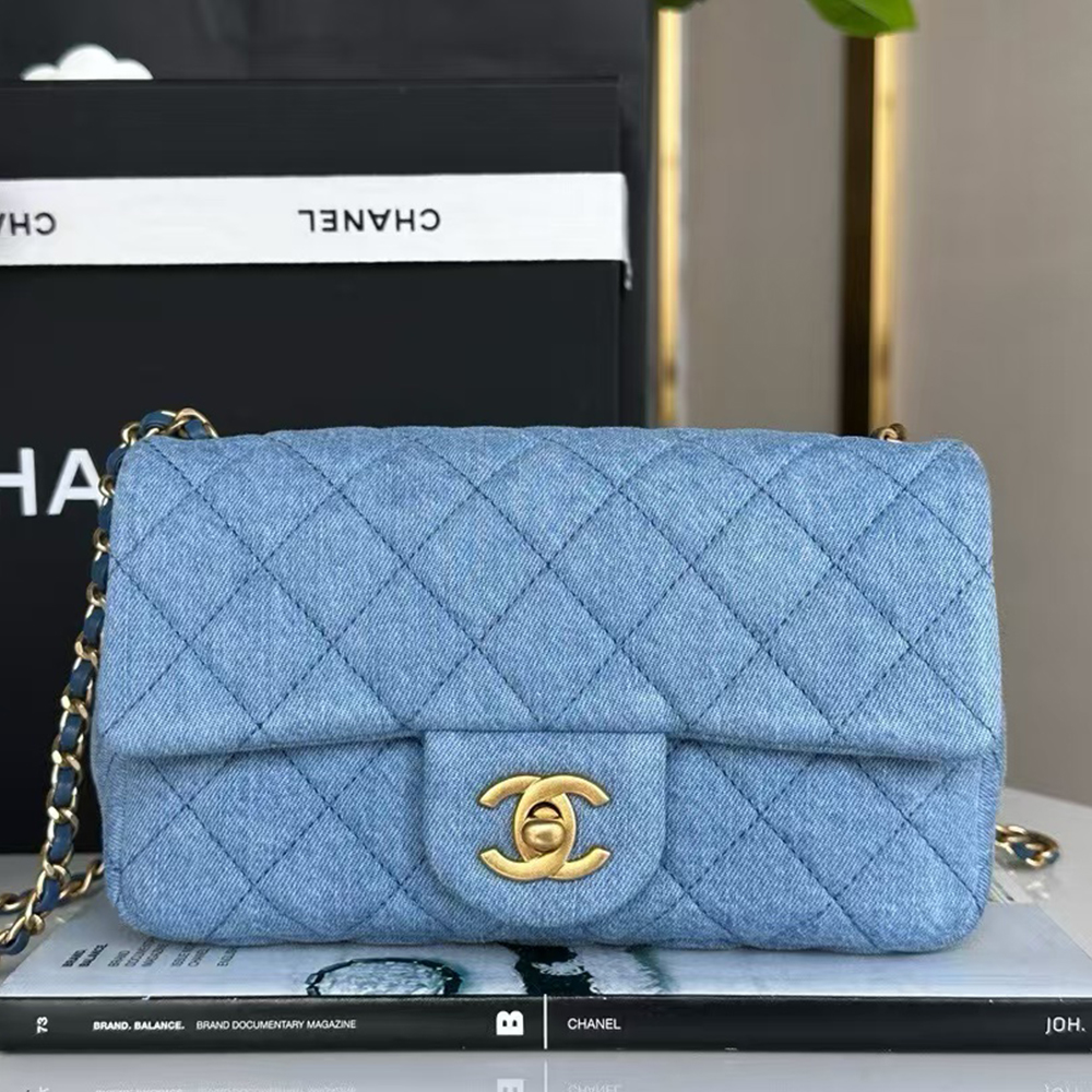 Chanel CF Calfskin Golden Ball 20CM（Replica）1:1High-quality replica