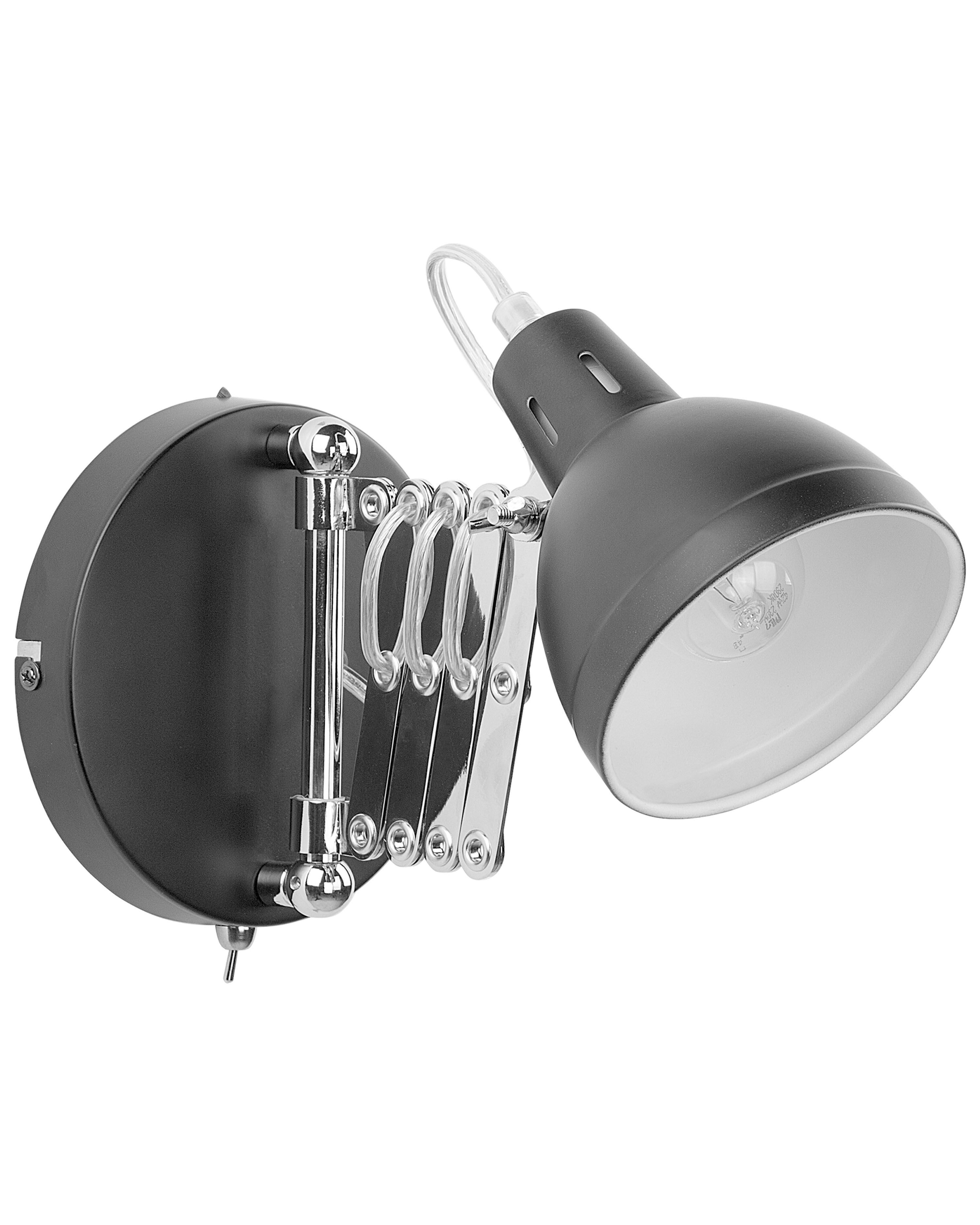 Wall Lamp HARRINGTON Adjustable Metal Black