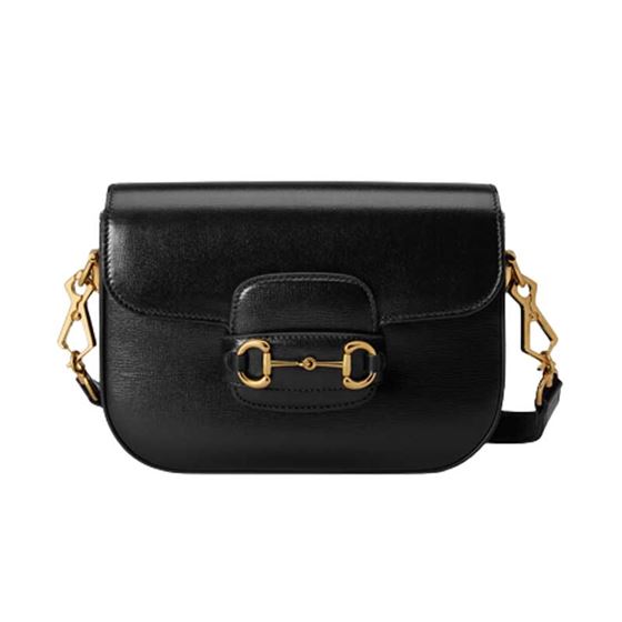 Gucci Horsebit 1955 mini bag Black leather – GB049