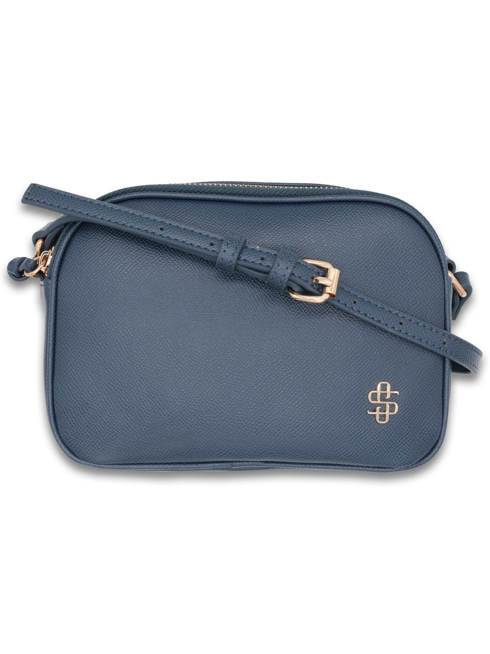 0126-BAG-LTHR-VGN-CRS-NAVY - Simply Southern Outlet