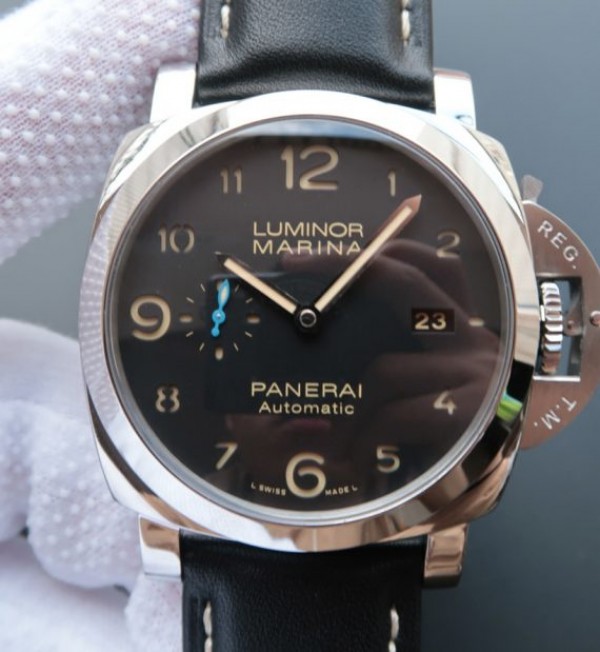 Replica Panerai ZF Luminor 1950 PAM1359 Black Dial Leather Strap - Top club