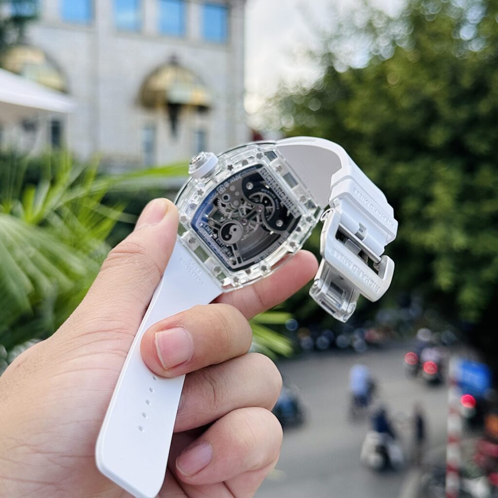 Richard Mille Replica Watch RM26-01 Tourbillon Sapphire Motifs Panda 43mm - Top club