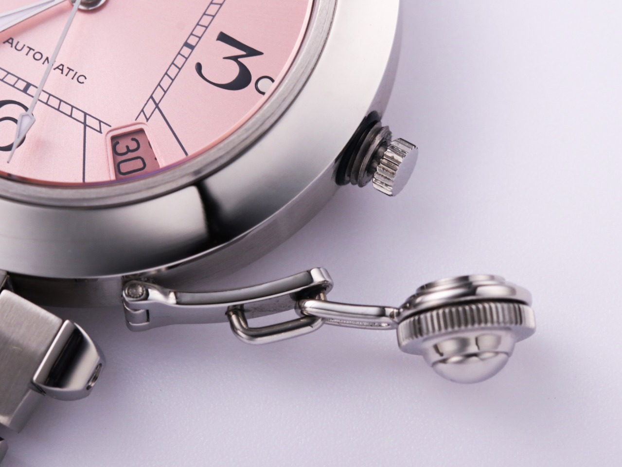 Cartier Pasha W31074M7 Ladies Automatic - Pink(1:1 replica) - Top club