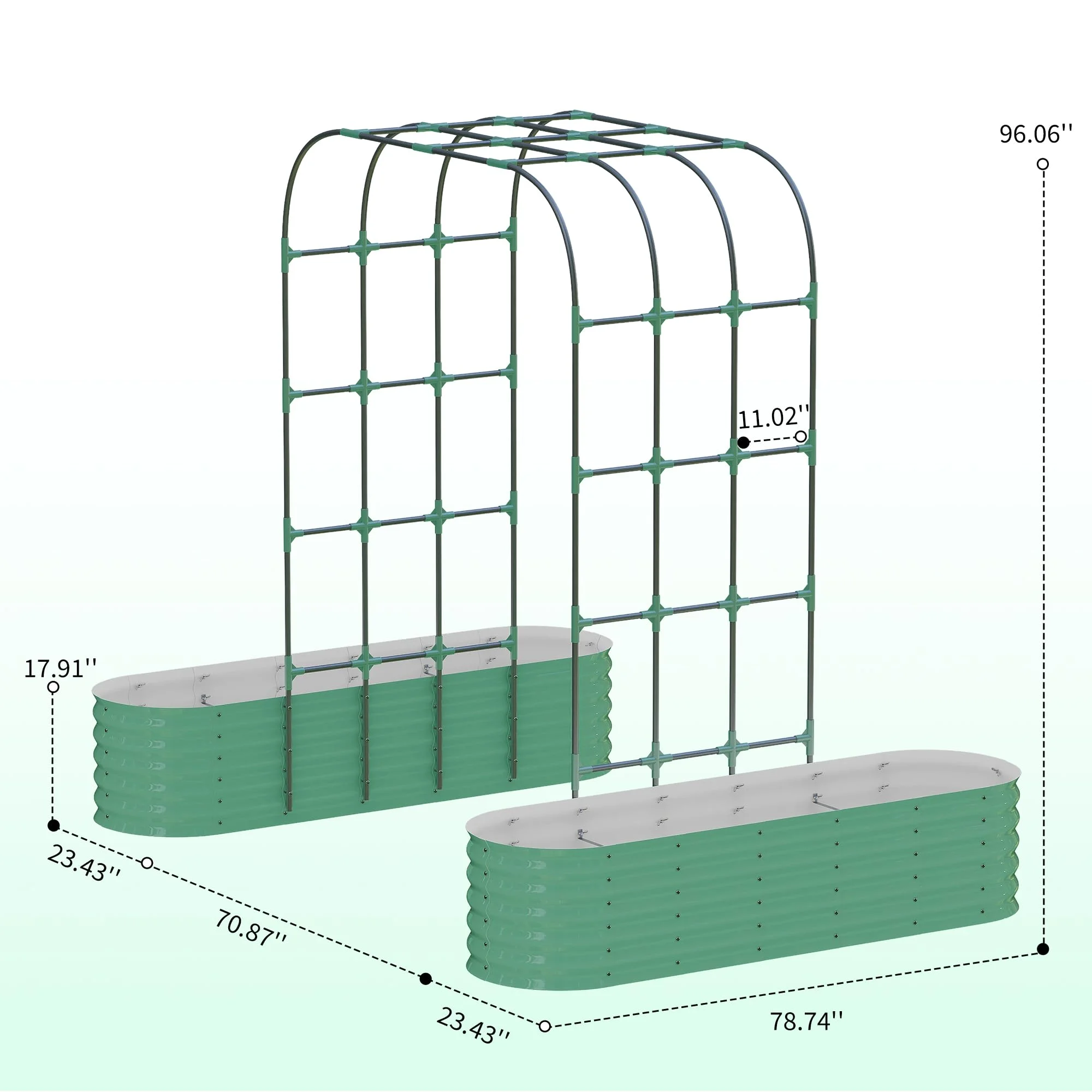 Riedhoff Raised Garden Bed with 95