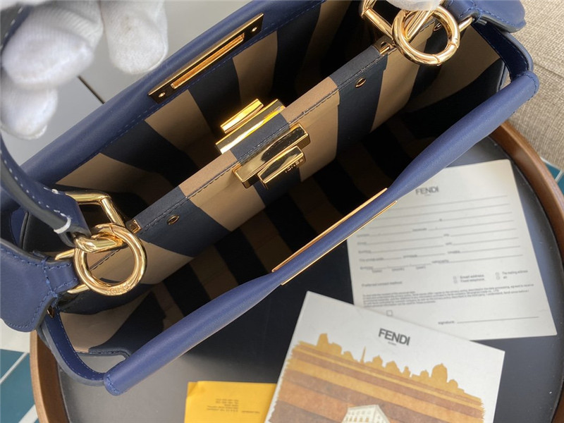 fendi peekaboo bag medium blue - Replicaclubs