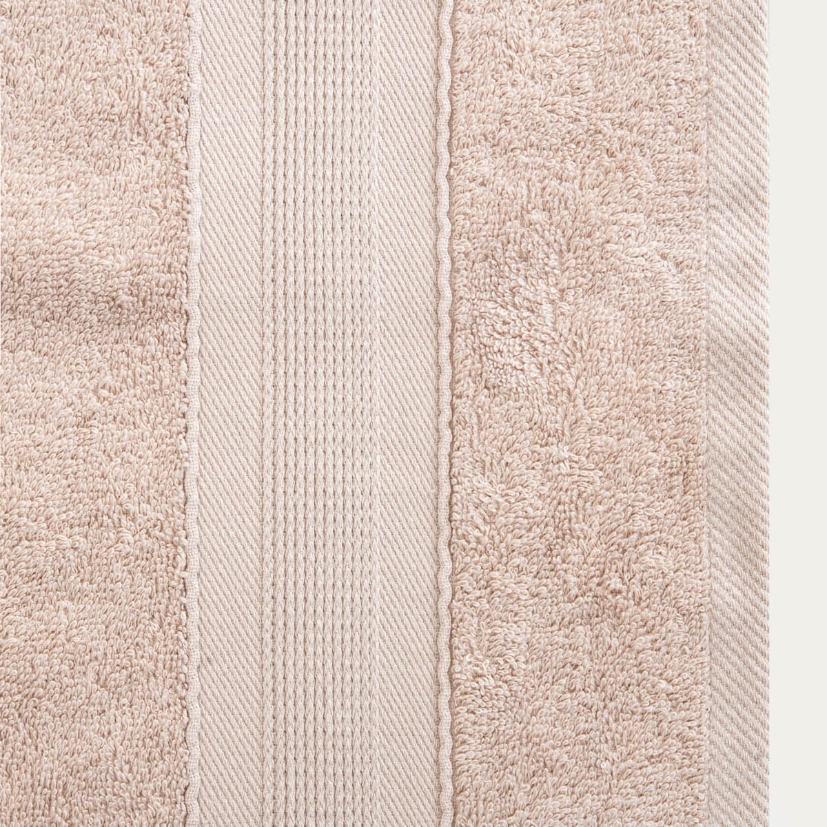 Ręcznik BAMBOO beżowy z domieszką bambusa 50x90 cm
