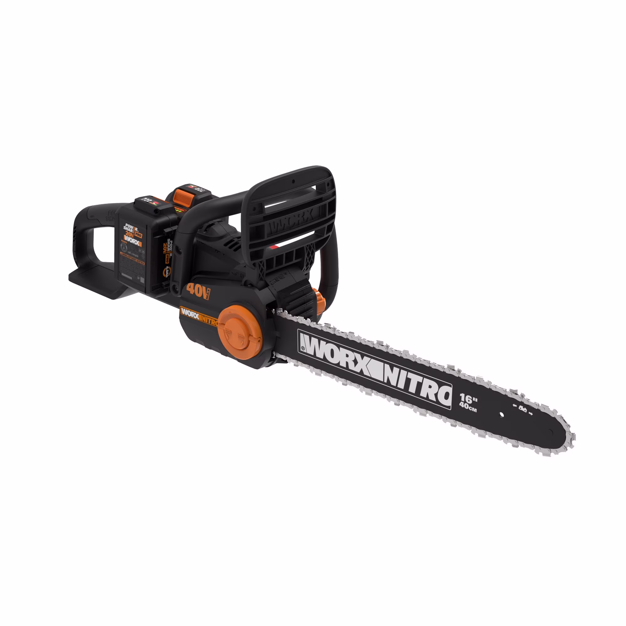 Worx Nitro WG385 40V Power Share PRO 16" Cordless Chainsaw with Brushless Motor