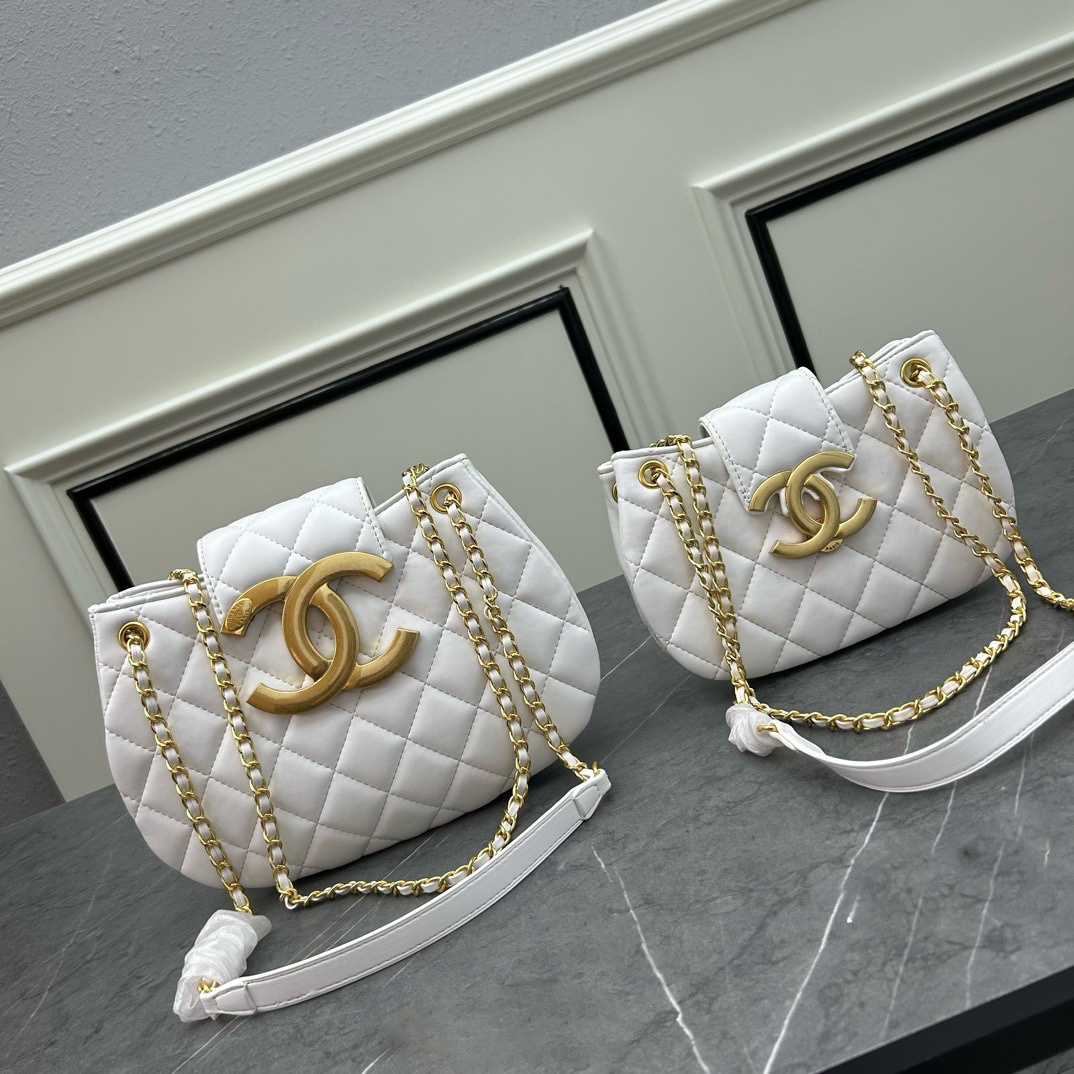 Chanel 24C Vintage Leather Messenger Bag Shoulder Crossbody Bag1:1High-quality replica
