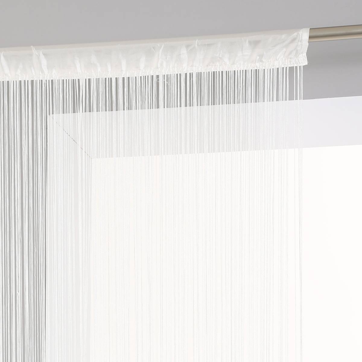 Thread curtain Ivory white, 90x200 cm