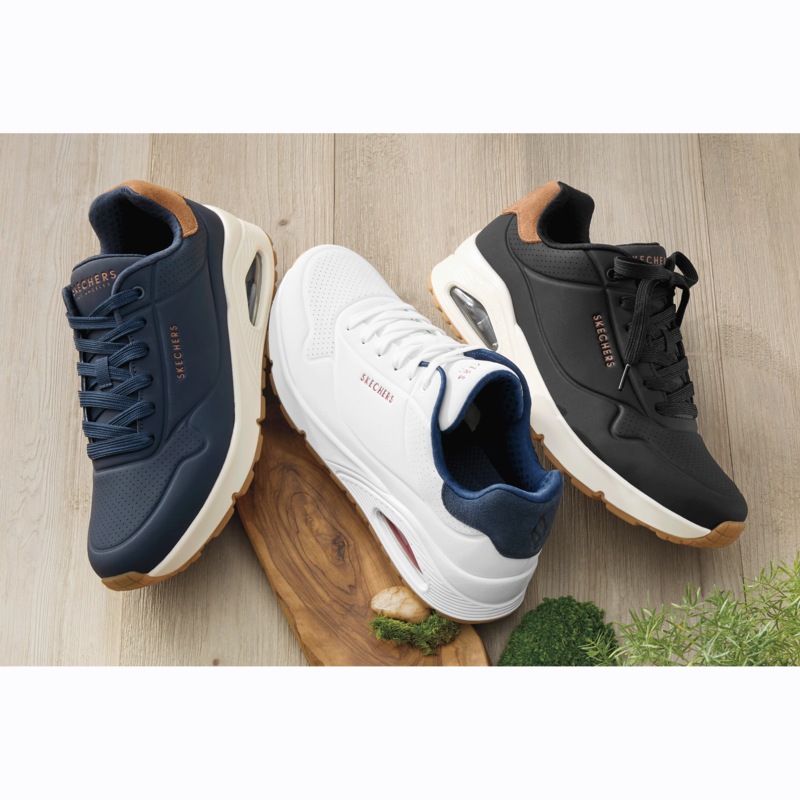 Skechers Men's Uno Suited On Air Lace-Up - MIDNIGHT VELVET CATALOG