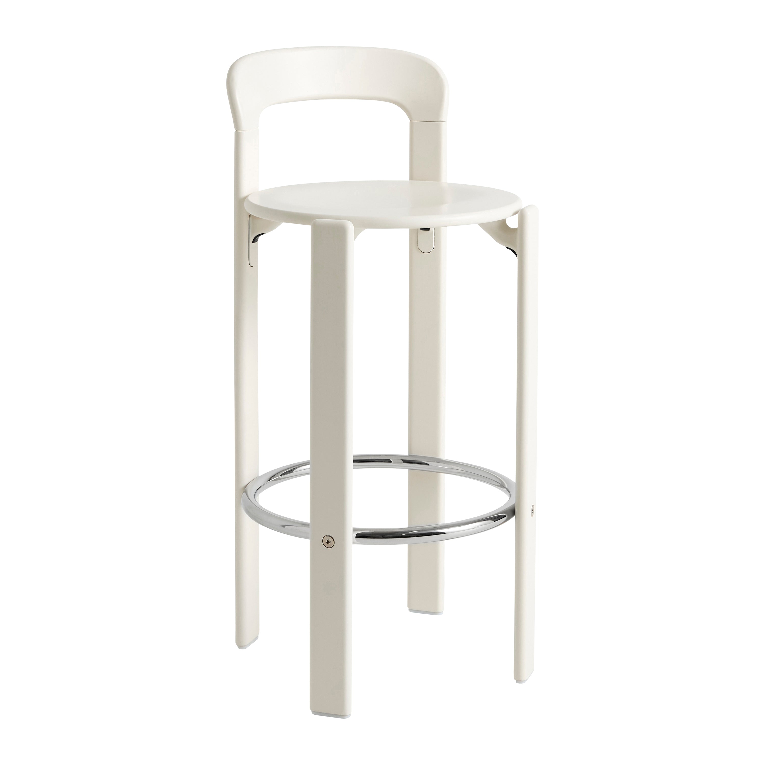 HAY Rey Barkruk High H 75 cm - Cream White