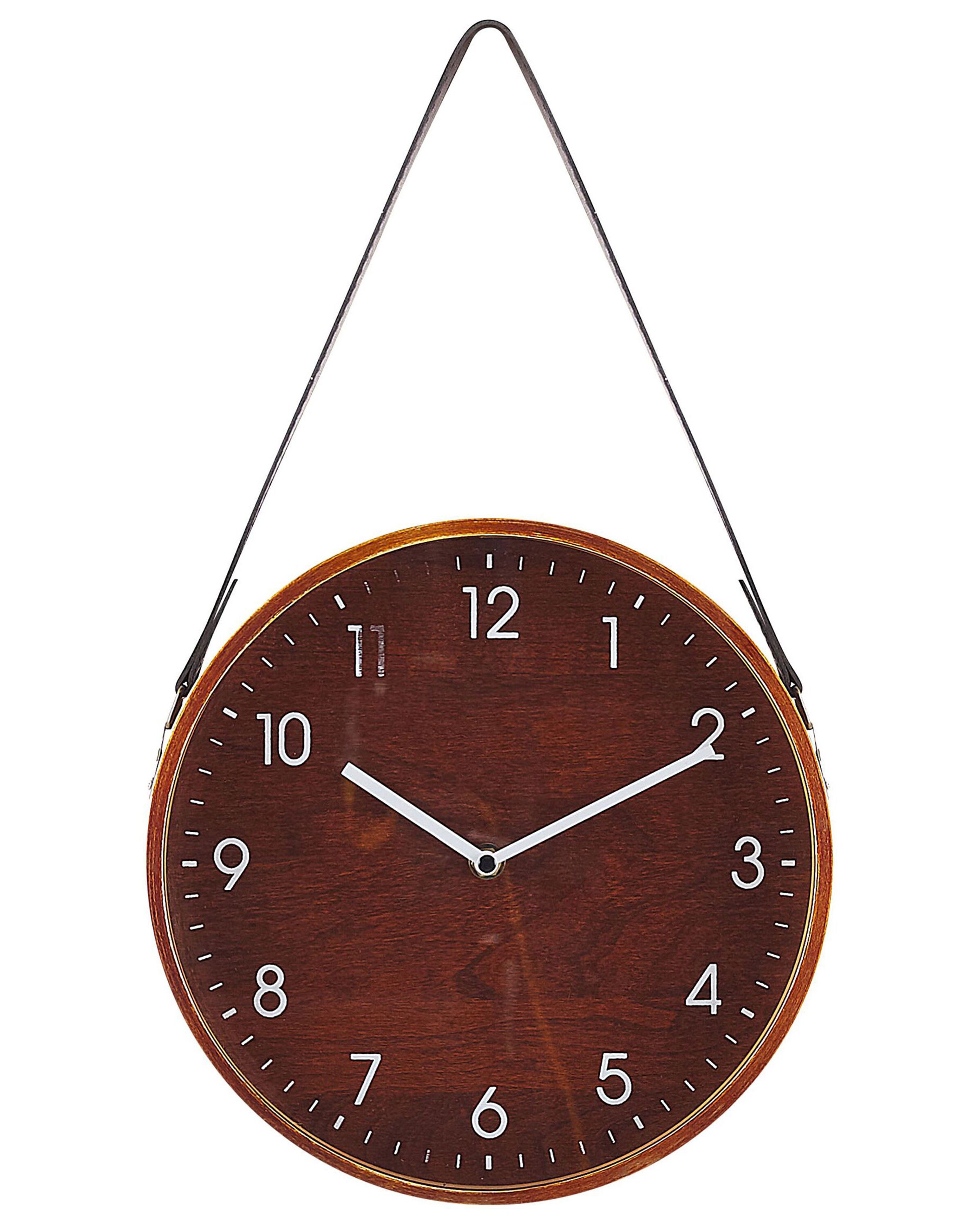 Wall Clock RENENS 26 cm Brown